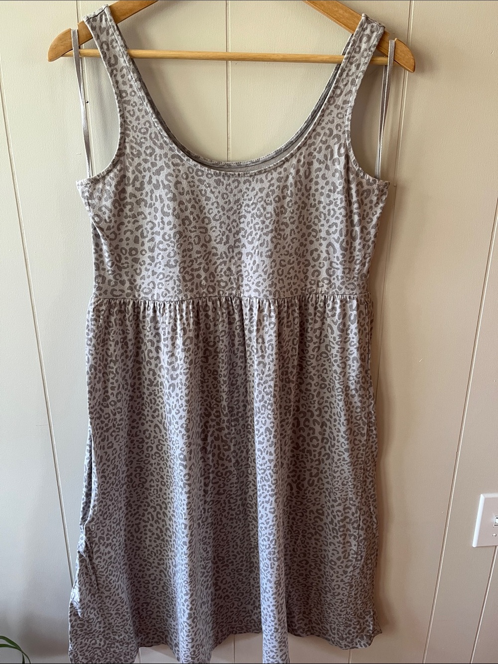 GAP Leopard Midi Length Tank Dress